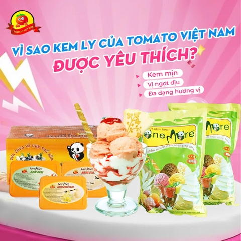 VÌ SAO KEM LY TOMATO VIỆT NAM ĐƯỢC YÊU THÍCH?