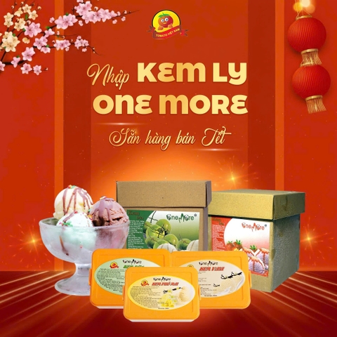 Kem ly One More – Sản phẩm bán chạy mùa Tết, giải pháp lợi nhuận hiệu quả