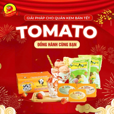 Tomato – Giải pháp nguyên liệu & ý tưởng giúp quán kem kinh doanh hiệu quả mùa Tết