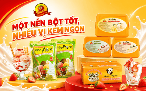 MỘT NỀN BỘT TỐT, NHIỀU VỊ KEM NGON CÙNG TOMATO