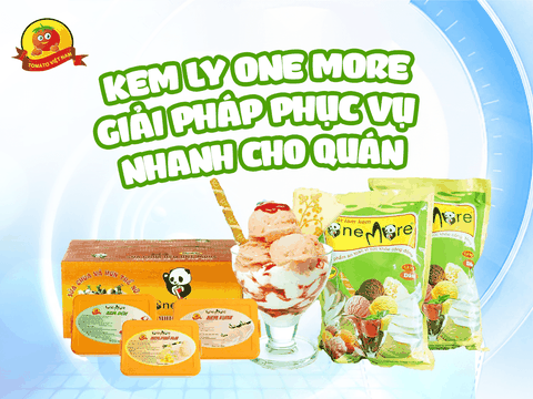 Kem ly One More: Giải pháp phục vụ nhanh cho quán