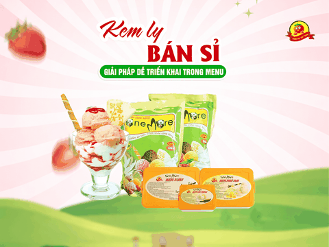 Kem ly bán sỉ cho quán: Giải pháp dễ triển khai trong menu