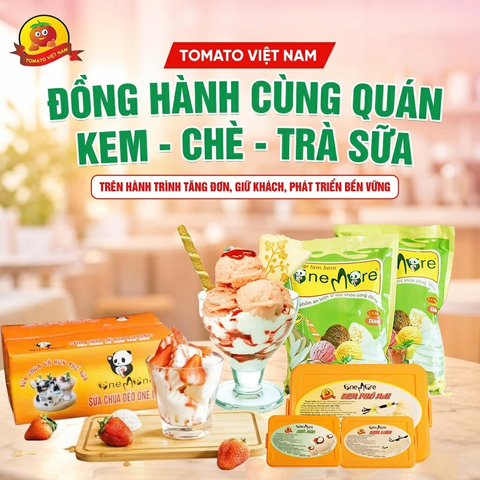 Tomato Việt Nam Đồng Hành Cùng Quán Kem Chè Trà Sữa Trên Hành Trình Tăng Đơn, Giữ Khách, Phát Triển Bền Vững