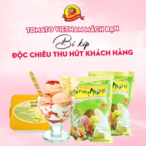 TOMATO VIETNAM – BÍ KÍP ĐỘC CHIÊU THU HÚT KHÁCH HÀNG CHO QUÁN KEM & TRÀ SỮA