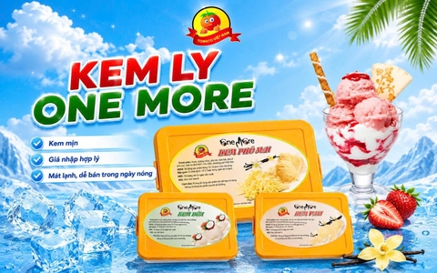 Kem Ly One More Top Danh Sách Không Thể Thiếu Cho Quán Kem