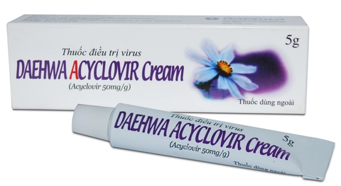 Acyclovir 50mg tuýp 5g