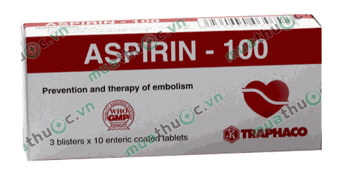 Aspirin 100mg H/3x10viên - TRAPHACO