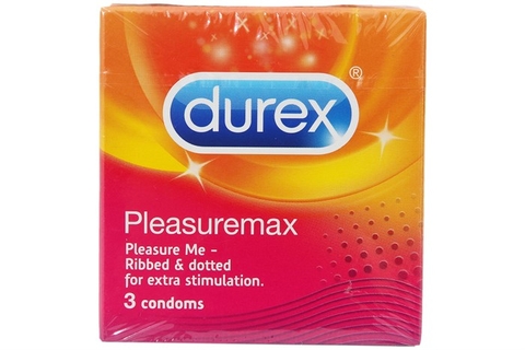 Durex Pleasuremax hộp 3 chiếc
