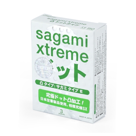 Bao Cao Su Sagami Xtreme hộp 3 cái