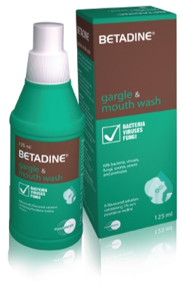 Betadine Gargle Sol 1% Lọ 125ml