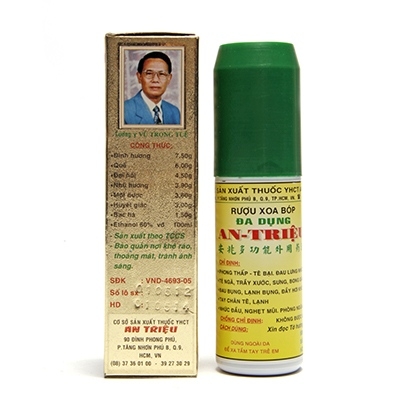 Cồn xoa bóp đa dụng An Triệu Chai 100ml