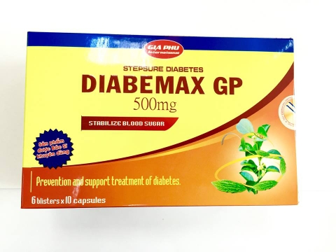 Diabemax GP 500mg ( Hộp 60 viên)