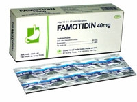 Famotidin 40mg hộp 10 vỉ x 10 viên