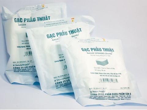 Gạc phẫu thuật 10x10x8
