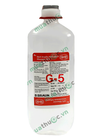 Glucose 5% chai 250ml