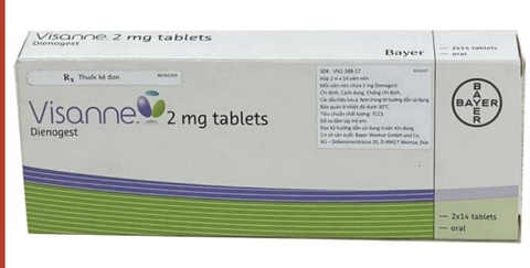 Visanne 2mg tablets