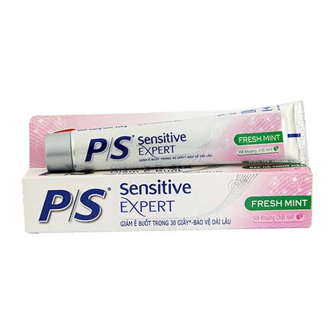 kem đánh răng sensitive expert bạc hà