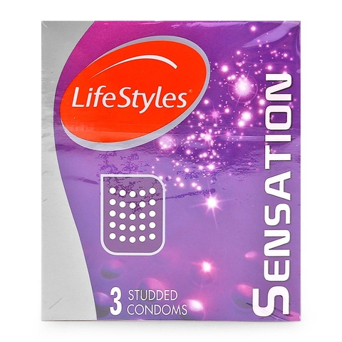 Bao Cao su Lifestyles sensation hộp 3 cái