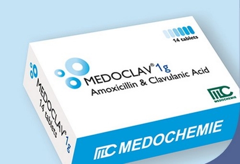 MEDOCLAV 1g ( Amoxicilin + acid clavulanic 875mg; 125mg)