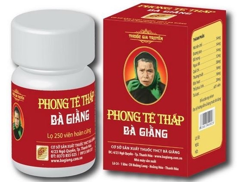 Phong tê thấp Bà Giằng lọ 250mg