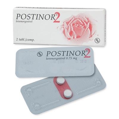 Postinor 0.75mg hộp 2 viên