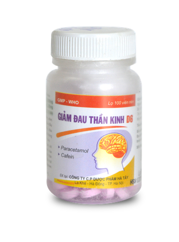 Giảm đau thần kinh D6 lọ 100 viên