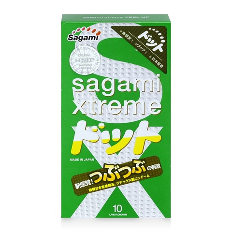 Bao cao su Sagami Green hộp 10 cái