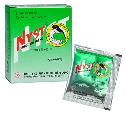 Thuốc cốm rơ miệng Nyst