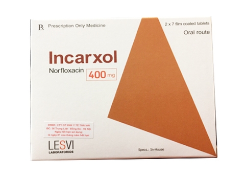 Incarxol (Norfloxacin 400mg)