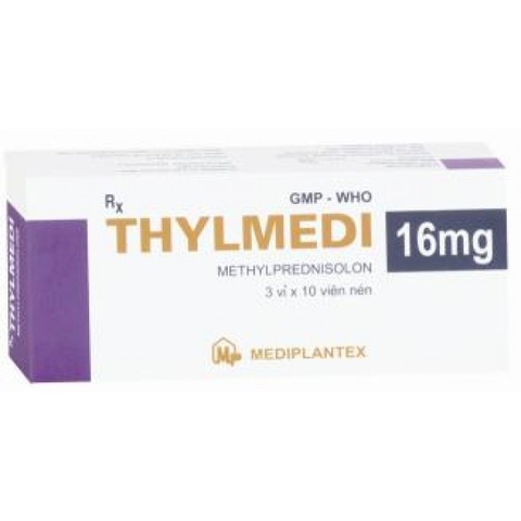 thylmedi 16mg Hộp 3 Vỉ* 10