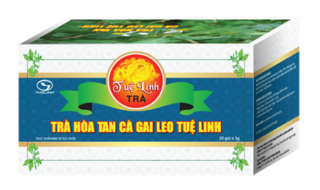 Trà hòa tan cà gai leo Tuệ Linh hộp 20 gói x 3g