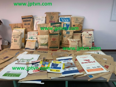 Bao đựng thức ăn phụ gia thức ăn chăn nuôi : premix, vitamin, khoáng chất, mineral bằng giấy kraft