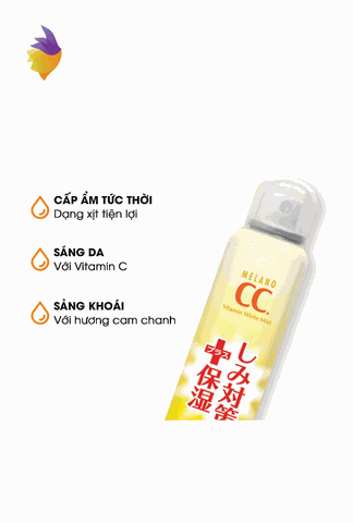 Xịt Khoáng Dưỡng Trắng Da, Giảm Thâm Nám Melano CC Whitening Mist (100g) - Nhật Bản