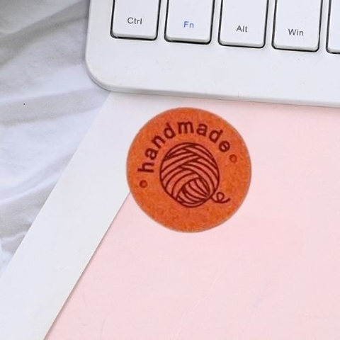 Tag da handmade hình tròn