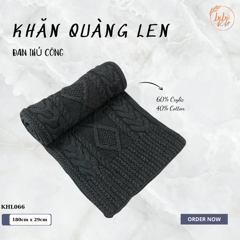 Khăn Len 1 Màu Ko Tua