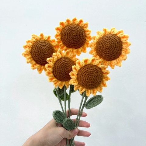 Thành phẩm hoa Hướng dương handmade