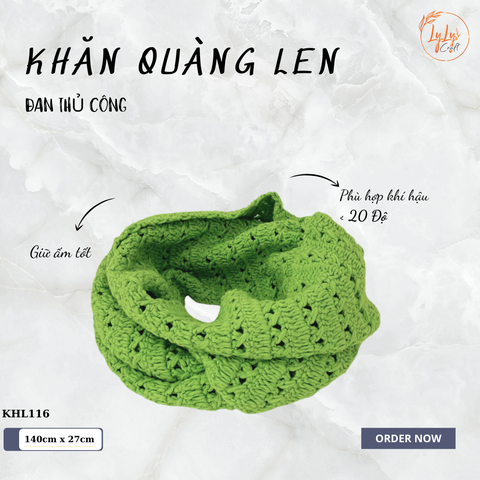 Khăn Len Móc