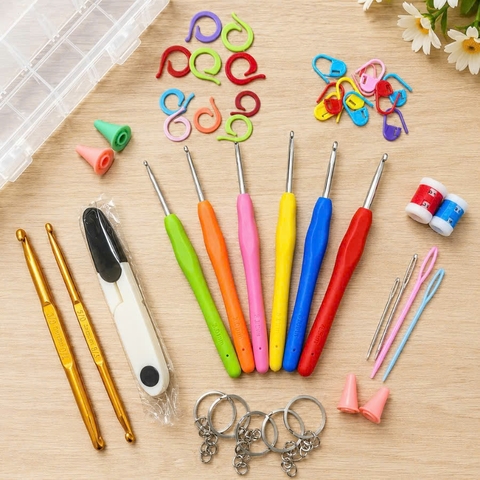 Bộ dụng cụ móc len đa năng 45 món