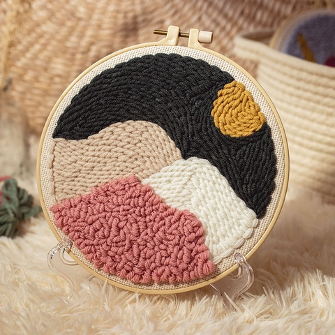 DIY Tranh - Khung tròn - Phong cảnh & Thiên Nhiên - 10