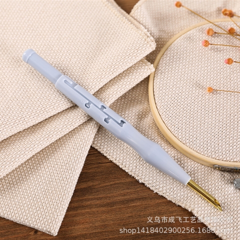 Bút Chọc Tranh Len, Bút Thêu Len Nổi Punch Needle