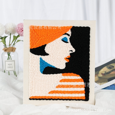 SET LEN LÀM TRANH THÊU - KHUNG VUÔNG