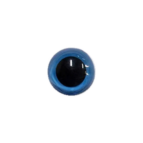 Combo 2 Mắt Thú Xoắn Ốc Viền Màu - Xanh Dương 8mm