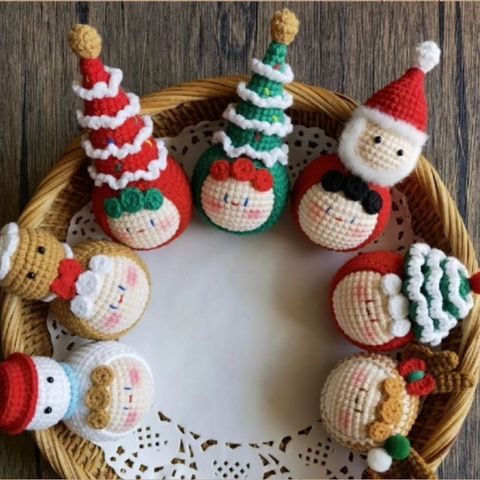 Thành phẩm noel đầu tròn