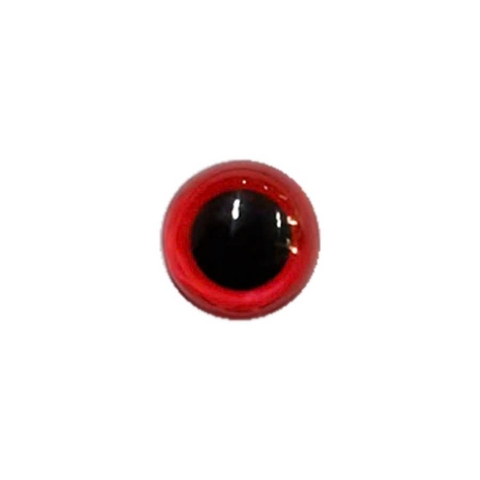Combo 5 Mắt Thú Xoắn Ốc Viền Màu - Đỏ 8mm