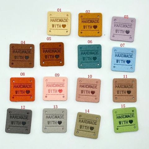 Tag da handmde with love hình vuông