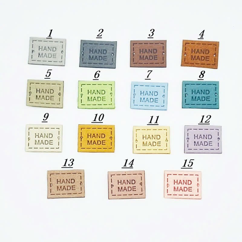 Tag da họa tiết hình vuông đơn giản