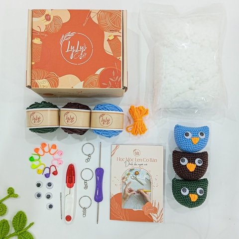 Combo nguyên liệu học móc con cú