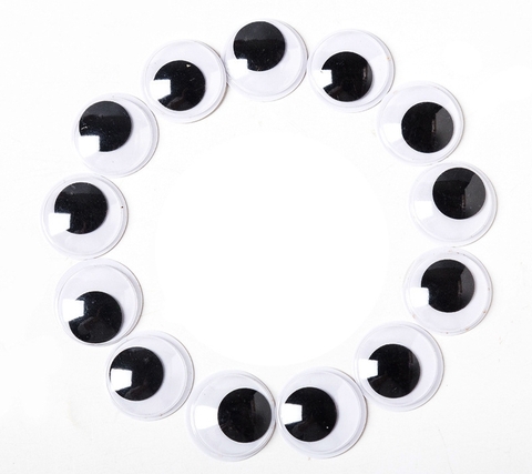 Mắt liếc - mắt đảo nhiều size (theo cặp)