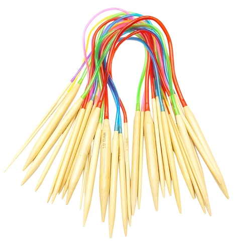 Kim đan vòng 2 đầu gỗ đủ size dùng đan áo , đan khăn , đan len