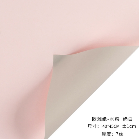 Giấy gói hoa trơn 2 mặt